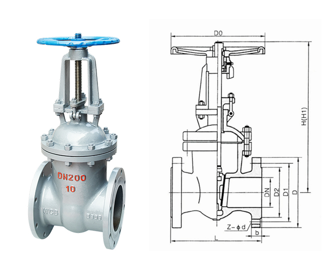 Wedge gate valve