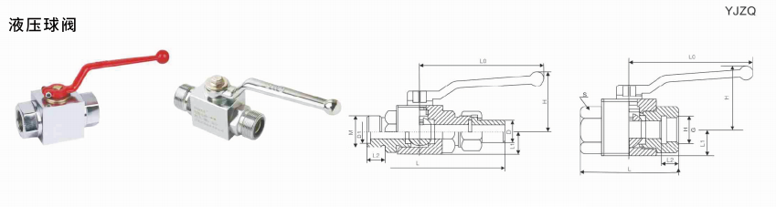 Hydraulic ball valve
